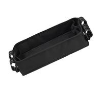 YARNOW Universal Baby Stroller Tray Snack Organizer with Cup and Phone Holder, Black Oxford Fabric, Clip-on Toddler Carriage Accessory for Travel and Daily Use