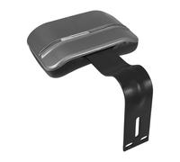 YARNOW Universal Electric Bicycle Backrest Cushion, Soft Grey Replacement Seat Pad with Safety Support, Compatible Bike Rear Rest for Electric and Standard Bicycles