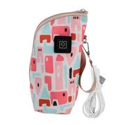 YARNOW USB Bottle Warmer Bag Compact Insulated Milk Heater Quick Heating Extended Warmth for Home Car Outdoor Use Easy Operation with Data