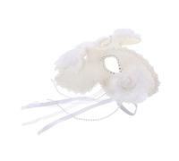 YARNOW Venetian Full Mask with Flower Embellishment for Men and Women Elegant Masquerade Ball Accessory for Year Eve Mardi Gras Halloween and Christmas Parties