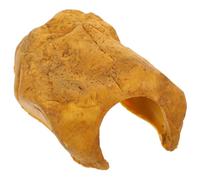YARNOW Versatile Brown Resin Turtle Basking Platform and Safe Hiding Place in Stone Shape, Creative Reptile Tank Hideout Suitable for Tortoise and Amphibian Habitat Décor