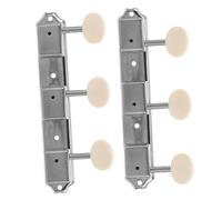 YARNOW Vintage Electric Guitar Tuning Pegs Metal Knobs for Guitar Accessories Left Right Open Gear Tuners Replacement Pegs for Musical Instrument Tuners