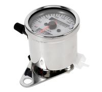 YARNOW Vintage LED Dual Odometer Speedometer Gauge for Motorcycles Retro Motorcycle Instrument Panel Clear Readings for Classic Style
