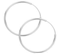 YARNOW Vintage Silver Hoop Earrings for Women Large Circular Fashion Hoops Lightweight Comfortable Everyday and Party Jewelry Accessory