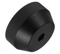 YARNOW Vinyl Record Adapter Turntable Rpm Record Stabilizer for Player Black Aluminum Material for Playing
