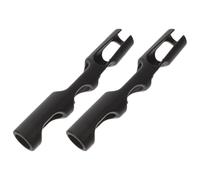 YARNOW Violin Accessory and Beginners Wide with for Applicability 2pcs Bow Grip to Rubber Teaching Aid Sl lack Design Playing Technique and Posture on 1/8-1/10 Violins