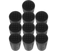 YARNOW Walking Stick Pole Tip Replacement 10Pcs Anti-Slip Rubber Covers for Trekking Poles Suitable for Hill Walking and Backpacking