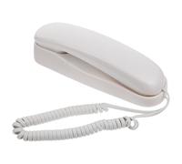 YARNOW Wall Mount Telephone White ABS Material Compact Design with User-Friendly Buttons for Home and Office Use