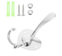 YARNOW Wall Mounted Hat Hook Creative Metal Coat Hook with Smooth Surface Steel and Iron Construction for Organizing Clothes and Small Objects in Home or Office