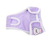 YARNOW Washable Dog Period Diapers for Small Breeds Soft Breathable Female Puppy Sanitary Panties Reusable Doggie Training Pants for Corgi and Violet Skin Friendly and Leak Resistant