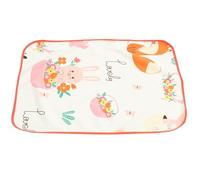 YARNOW Washable Reusable Changing Cushion Diaper Change Pad Breathable Leak-Proof Cotton TPU Compartment Cotton Lining Lay It on The Bed Home Use