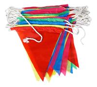 YARNOW Waterproof Polyester Warning Roadwork Flag with Strong Wind Resistance for Outdoor Safety and Rainy Occasions, High Visibility Reflective Construction Safety Flag Random Color