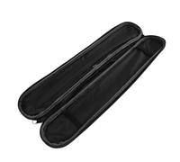 YARNOW Waterproof PU Leather Flute Bag 38X9Cm, Dual-Instrument Storage Case for E-Tuned Dizi and Clarinet, Dustproof Compact Carrying Case for Travel and Music Performance