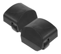 YARNOW Wear-resistant with Roller Buffer Effect Exercising Bike Plug Plastic Bike Foot Stand Protector for Indoor Training and Workout