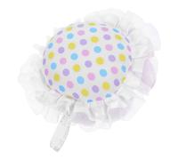 YARNOW White Bath Sponge for Women and Men, Gentle the Skin Bathing Pouf Scrubber Made of Pe and Polyester, Easy to Carry Mesh Loofah for Home Use and Travel