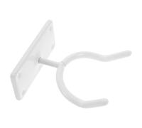 YARNOW White Metal Ironing Board Hanger Wall Mount Hook with Space-Saving Design and Universal Fit for Home Organization and Laundry Room Storage