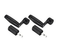 YARNOW Winder with 2-in-1 2pcs and String Guitar Manual Electric Reliable Bridge Pin Peg Puller for, Black Plastic and Metal, Stable Ukulele for Music