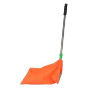 YARNOW Windproof Dustpan Garbage Bag Orange Stainless Steel Plastic Oxford