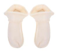YARNOW Winter Plush Clog Slipper Insoles Removable Thickened Liner 40-41 | White Plush Lining, for House Slippers and Clogs, Soft Cozy Feel, Around-the-house Wear