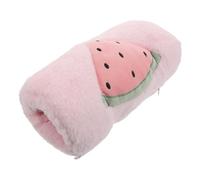 YARNOW Winter Watermelon Pattern Hand Warmer Muff, Plush Hand Warming Pillow 11.8x5.5 Inch, Cozy Soft Sleeve for Outdoor Activities and Women’s Winter Comfort