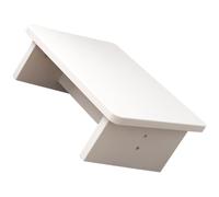 YARNOW Wood Foot Placing Non-Skid Foot Resting Stool Wooden Step Stool with Load Bearing Capacity White for Office and Study Room