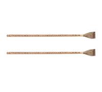 YARNOW Wooden Back Scratchers 2Pcs Long Handle Portable Body Scratching Tool for Adults with Disabilities Comfortable Itch Relief