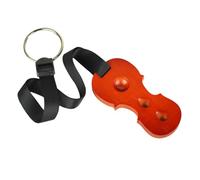 YARNOW Wooden Cello End-pin Stopper Non-slip Anchor Rest Floor Protector with 3 Holes, Red Sandalwood Cello Spike Holder for Orchestral String Instruments