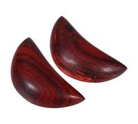 YARNOW Wooden Divination Cups Set Sandalwood Material 2.5-Inch Sacred Gua Cups for Tarot Astrology Spiritual Rituals