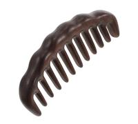 YARNOW Wooden Hair Massage Comb with Hand-polished Smoothness and Natural Beautiful Grain Patterns for Scalp Massage and Detangling, for On-the-go Use by Family Members