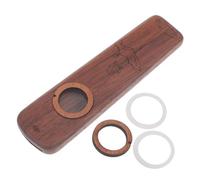 YARNOW Wooden Kazoo Instrument Beginner Musical Instrument Easy to Play Performance Kazoo with Lightweight Design Suitable for Music Performance and Instrumental Accompaniment