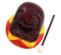 YARNOW Wooden Percussion Knocker Stick for Buddhist Meditation and Music Teaching Woodblock Instrument with Clear Crisp Sound Safe Educational Musical Instrument for Temple Use