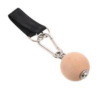 YARNOW Wooden Pull Up Grips Hand Strength Exerciser with Durable Elastic Bar Portable Forearm Wrist Trainer for Upper Body Enhancement and Pull Up Training Support at Home