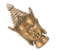 YARNOW Zen Decorative Golden Resin Or Sculpture Buddha Decor and Will Not Deform Culture and Meditation for Office Desk Table, for Those Who Love