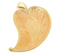 YARNOW Zinc Alloy Serving Tray, Vintage Gold Leaf Shaped Dessert Plate, Embossed Fruit Snack Platter for Wedding Decor and Party, Metal Jewelry Trinket Tray Dish for Home