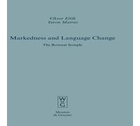 Yaron Matras Markedness & Language Change Hardcover Book Yaron Matras Multicolor