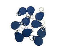 YARONGTECH 125khz RFID Rewritable Tag T5577 Writable Hotel Key Fob Pack of 10 (Bluemould3)
