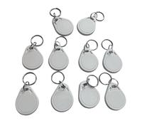 YARONGTECH M1 chip S50 RFID Key fob Tag 13.56MHZ ISO14443A -10pcs (White)