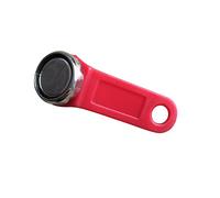 YARONGTECH TM1990 DS1990A-F5 Dallas ibutton with metal ring red/black/yellow color handle (Red)
