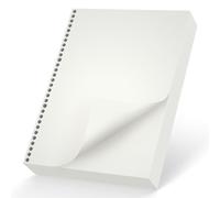 Yarotm A5 Blank Refill Paper - 180 Sheets 14x21cm Loose Leaf Pages 100GSM for Journal, Planner - 20 Hole Refillable Inserts for A5 6-Ring Binder Notebook, Diary