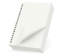 Yarotm Blank Refillable Paper A4-90 Sheets 8.3 x 11.4 Inch Loose Leaf Inserts for A4 Binder Notebook 100GSM - 30 Hole Refill Pages Without Lines for Journal Diary