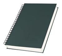 Yarotm Notebook A4 Plain Paper Wirebound - 1 PC Unlined Spiralbound Notebook A4 with 100gsm Blank Paper - 21x28.5cm Dark Green Hardback 120 Sheets Blank Note Pad Journal for School Office