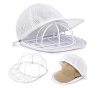 yarqinki Baseball Cap Washing Cage, Cap Washing Mesh Bag with Detachable Plastic Support Frame, Hat Washer Protector for Baseball Caps Laundry Machine Use