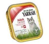 Yarrah - Cat Food Chunks with Beef Bio - 16x 100g