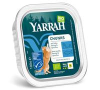 Yarrah Organic Chunks 16 x 100g - Organic Chicken & Organic Turkey with Organic Aloe Vera