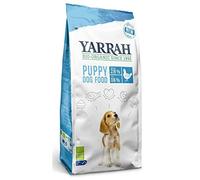 YARRAH Organic Puppy Dog Food - 2 kg - Promote Growth, Wellness & Health - Young Dog Dry Food For Small & Large Breed - Crunchy Kibble With Nutritious Chicken, MSC Fish & Peas For Puppies