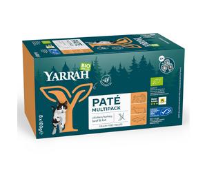 Yarrah Organic Tray Saver Pack - Pâté: Mixed Pack (16 x 100g)