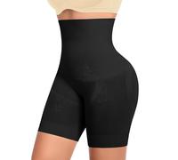 YARRCO Tummy Control Shorts Shapewear for Women Seamless Tummy Control Body Shaper High Waist Control Knickers Tummy Tucking Pant Shaping Slip Shorts Slimming Panties (Black,XL)