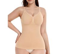 YARRCO Women Tummy Control Compression Camisole Top (002 Nude,L)
