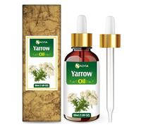 Yarrow Essential Oil 100% Pure & Natural - Undiluted Uncut Cold Pressed Aromatherapy Premium Oil - Therapeutic Grade - 50 ML with Dropper