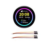 Yarryuter - 1.43-Inch Round LCD Screen Development Board Amoled Capacitive Touch Screen Supports Wifi Bluetooth A